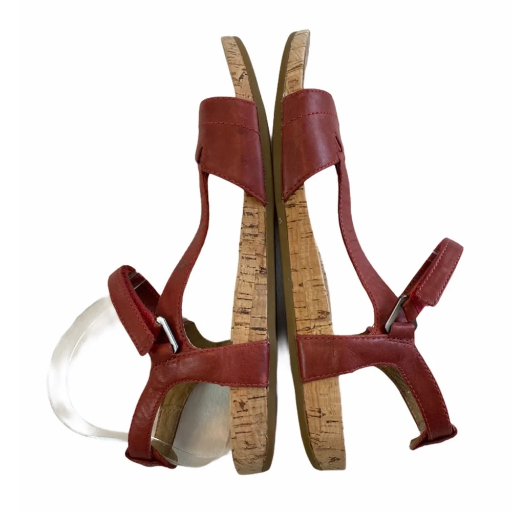 Teva Women's Red Cork Footbed Sandals - Picture 5 of 15